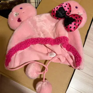 미니 팬캡 핑크