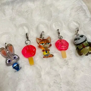 주토피아 메지루시 액세서리 5점 SET