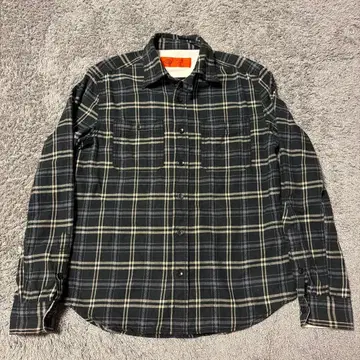 Dickies 체크 셔츠 플란넬 셔츠 M 사이즈 턱 스트랩 긴팔