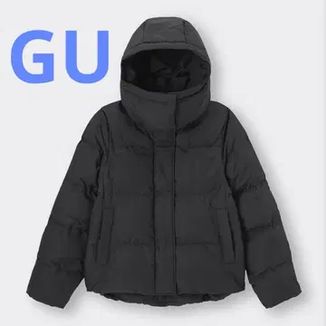 [ GU ] 히트 패디드 블루종 블랙 컬러