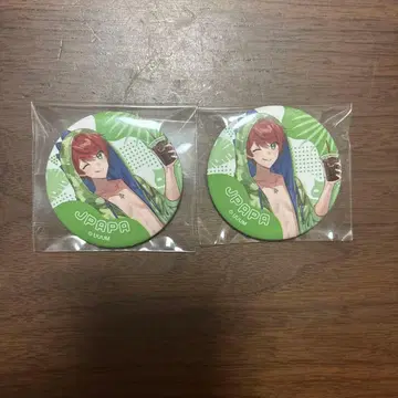 카라피치 도쿄 썸머랜드 콜라보 쟈파파 캔뱃지 2개