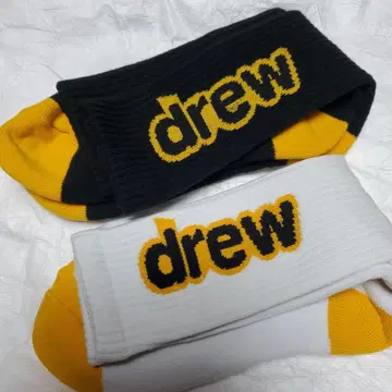 drew & house 로고 삭스 2켤레 세트