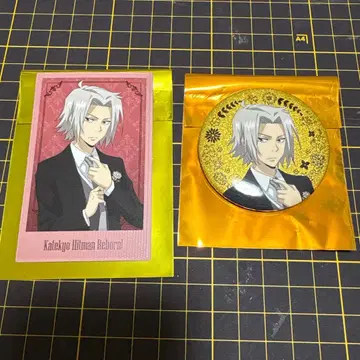 점페스 블랙 수트 글리터 캔뱃지 고쿠데라 하야토 나카가이 REBORN