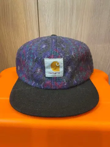 Carhartt 다색 플랫 바이저 캡