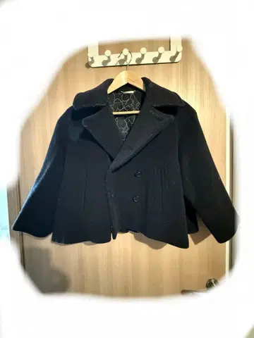 뷰티풀피플|울 피 코트 더블 브레스트|그레이