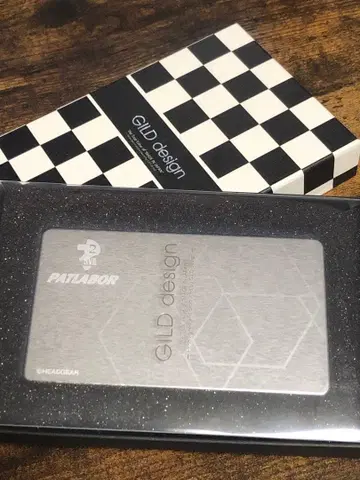 기동경찰 파트레이버 명함 케이스 특차2과 알루미늄 절삭 미사용품