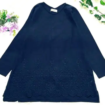 골든 베어 골든베어 자수 튜닉 네이비 LL 성인 여성 깔끔한