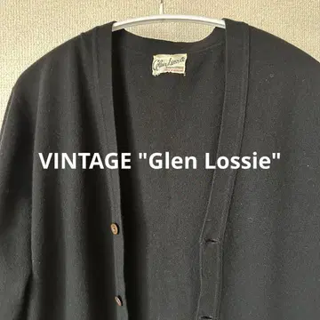 빈티지 Glen Lossie 캐시미어 가디건 스코틀랜드제