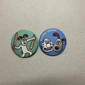 월레스와 그로밋 자수 캔뱃지