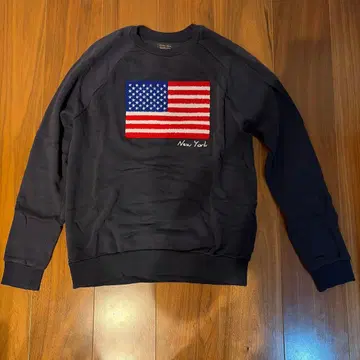 ZARA MAN 미국 국기 디자인 맨투맨 L