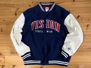 VISION STREET WEAR 나일론 바시티 자켓 L 사이즈 비전