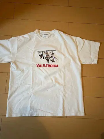 vaultroom HELI RACE TEE RUST 사이즈M 화이트