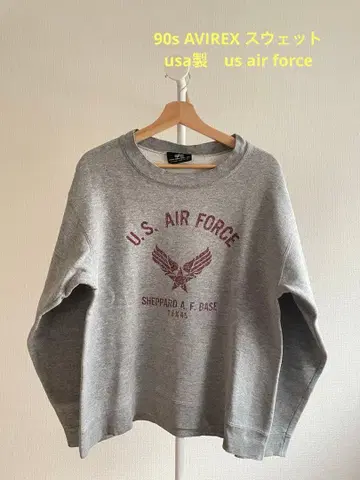 90s AVIREX 맨투맨 usa제 us air force