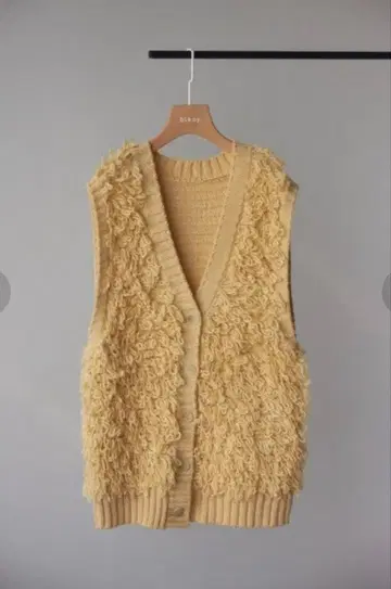 black by moussy 루프 니트 베스트