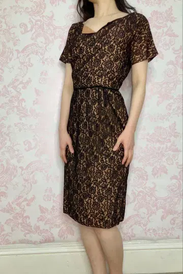 유럽/미국 구매 50년대 빈티지 원피스