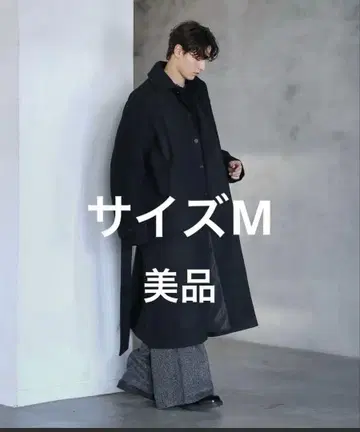 [ CTHY ] 2way 멜톤 오버 사이즈 롱 스텐카라 코트