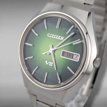 [ 작동 ] 시티즌 세븐스타 V2 그린 그라데이션 정품 벨트