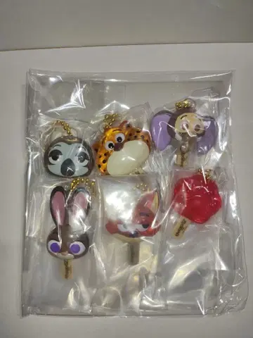 주토피아 아이스캔디 참 6종 컴플리트