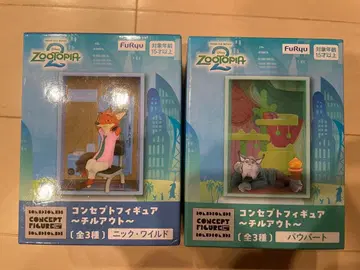 주토피아2 컨셉 피규어 ~칠 아웃~ 파우버트 닉 세트