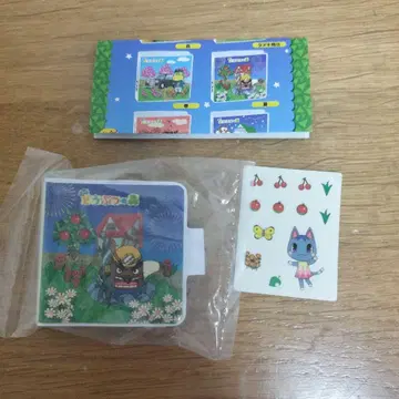 레어 극장판 동물의 숲 게임 카드 홀더 2006년 당시 물품 씰 포함