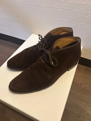 F.LLI Giacometti FG428 스웨이드 처카 부츠 41