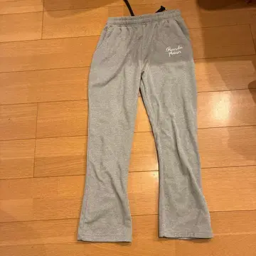 그레이 스웨트 팬츠 M