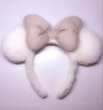 미키 귀 리본 머리띠