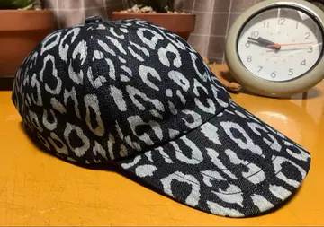 [ 핸드메이드 ] 9oz 표범 무늬 워배시 데님 캡