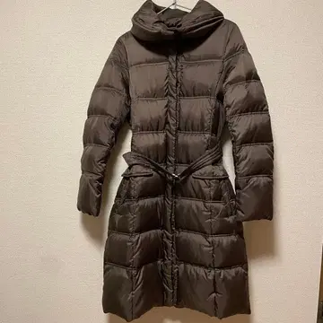 23구 브라운 다운 자켓 40 벨트 포함