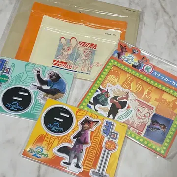 [ 익명 ] 주토피아2 복권 아크릴 스탠드 스티커 지퍼 백