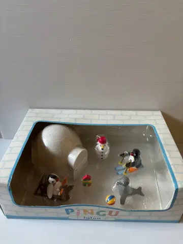 Pingu 마스코트 세트 이글루 핑구