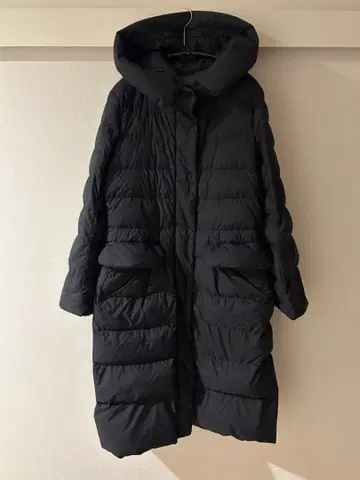 +J 여성용 롱 다운 자켓 블랙 M