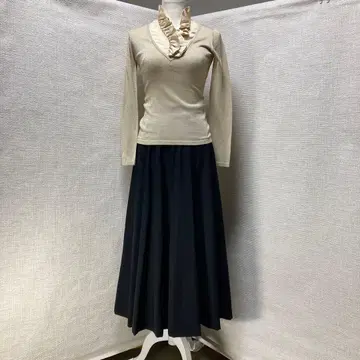 HOMMA 혼마 레어 맥시 스커트 모드 패션 파티 드레스