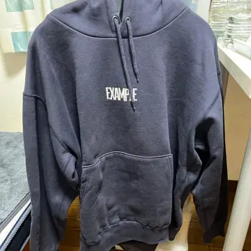 Example XXL 네이비 후드티