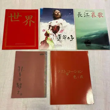 중국 영화 명작 팜플렛 세계 운명의 아이 장강애가 장이머우 감독 작품