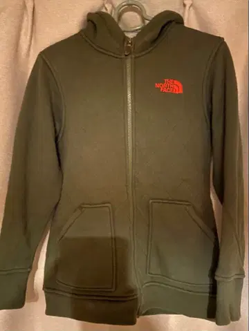 THE NORTH FACE 올리브 그린 보아 후드티