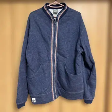 CHUMS 네이비 집업 블루종