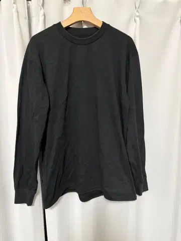 Field Long Sleeve Tee 블랙 L 사이즈