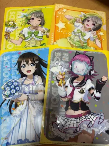 러브 라이브! 니지가사키 학원 스쿨 아이돌 동호회 클리어 파일 묶음 판매