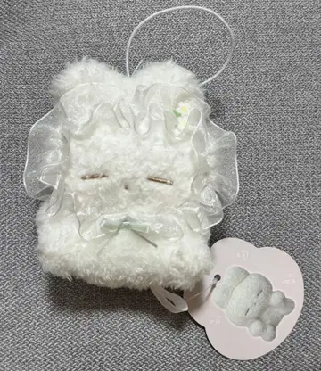 토끼 네무짱 마스코트 봉제 인형 꽃 두건