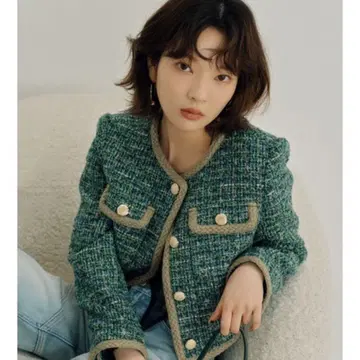 Lily brown 트위드 자켓