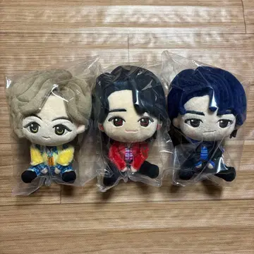 미세스 그린 애플 제일복권 A상 봉제 인형 마스코트 3종 컴플리트