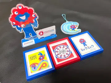 EXPO 2025 미야쿠미야쿠 아크릴 스탠드 마그넷 러버 스트랩