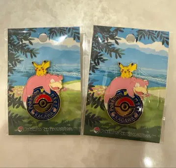 포켓몬 센터 카가와 핀 배지 2개 세트