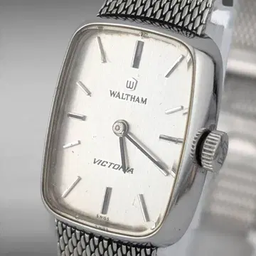 [ 작동 ] 월쌈 빅토리아 수동 와인딩 17석 정품 벨트 손목시계 여성용