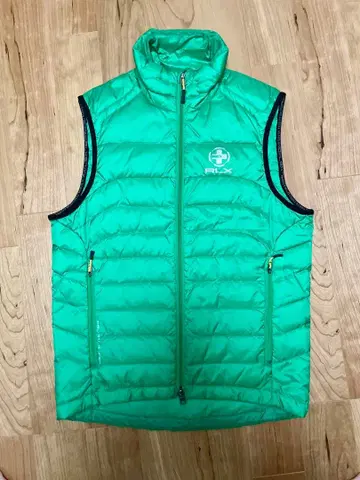 랄프 로렌 RLX 그린 다운 베스트