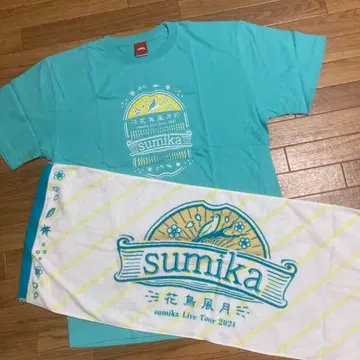 sumika T셔츠 타월 세트 꽃새바람달