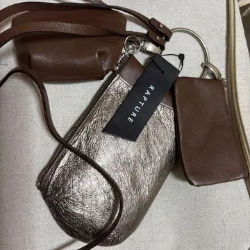 RAPTURE 메탈릭 브라운 숄더백 택 포함 새상품