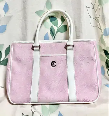 CLATHAS 카멜리아 무늬 토트백