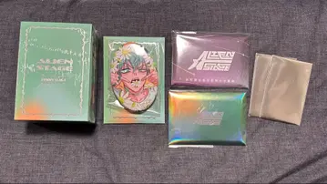 ALIEN STAGE 토끼 시리즈 캔뱃지 한정판 카드 특전